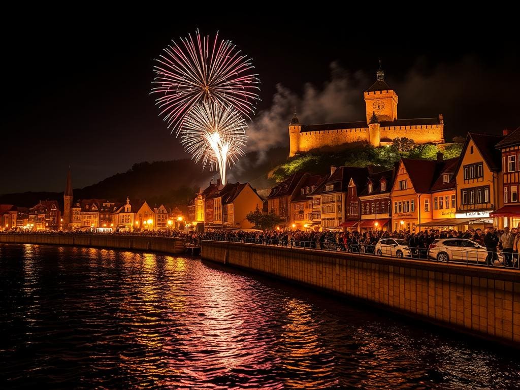 Rhein in Flammen