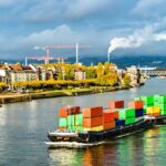 Logistik am Rhein